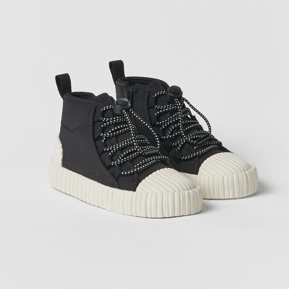 Zara Other - Zara BABY/ CONTRASTING HIGH TOP SNEAKERS